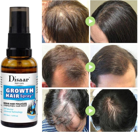 Growth hair oil spray